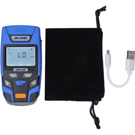 Optisches Leistungsmessgerät-Kit Mini, wiederaufladbar, -50 bis +26 dBm mit 10 mW VFL-Sichtfehlerortung für SC ST FC