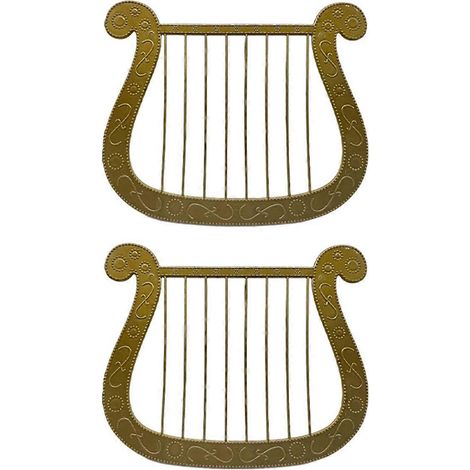 Harpe miniature d'ange, instrument de musique décoratif (1/5)