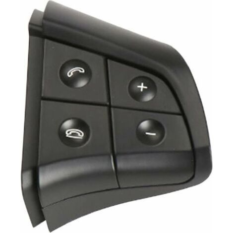 Kit de remplacement des boutons de commande au volant pour Mercedes-Benz W164, W245, W251, GL350, ML350, R280, B180, B200, B300 – Noir, disposition à droite, 4 touches