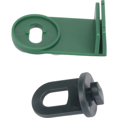 50 attaches de serre en plastique, clips de fixation pour ombrage, avec 50 boucles, crochets pour plantes, isolation de serre (1/5)