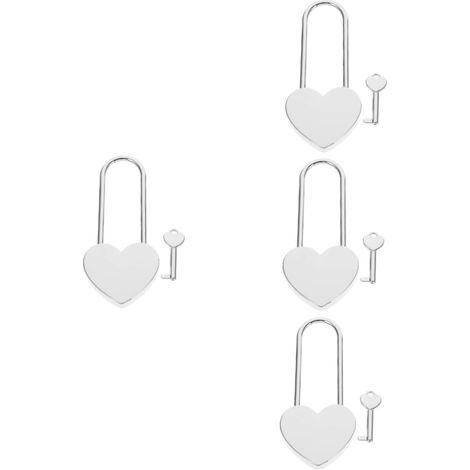 Piece Padlock Set Shaped Like a Padlock for Jewelry Boxes (1/5)