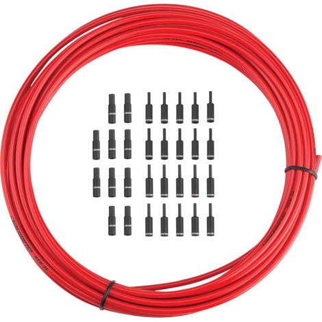 Gaine De Frein Vélo Lubrifiée 5mm 10m Avec Embouts - Glisse Durable - Jagwire