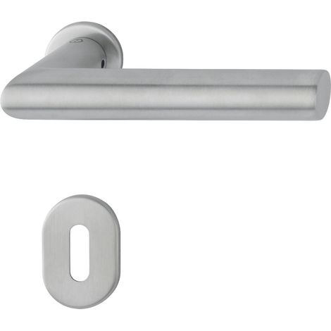 HOPPE® Drückergarnitur mit Rosetten Amsterdam E1400Z/868P/869PS-SK, Edelstahl, 11718717