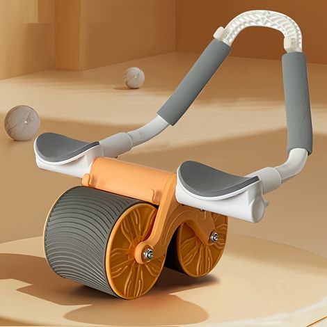 Roue abdominale à retour automatique avec protection des coudes, entraînement du tronc (1/5)