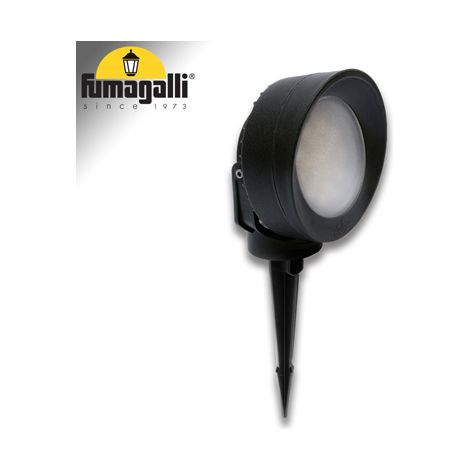 Outdoor de spike tommy 1xgx53 10w con pulsante cct (2 colori) ip66 l.15,2xw.12,2xh.34cm nero
