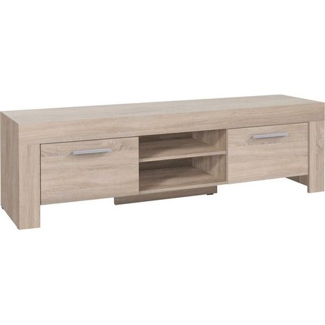 Mueble TV Melfeli 111, Roble Sonoma, Número de puertas: 2, Número de cajones: 0, 170x51x52cm (1/4)