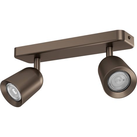 Eglo Leuchten 2er Spot Camaldoli bronze 30 x 12 cm