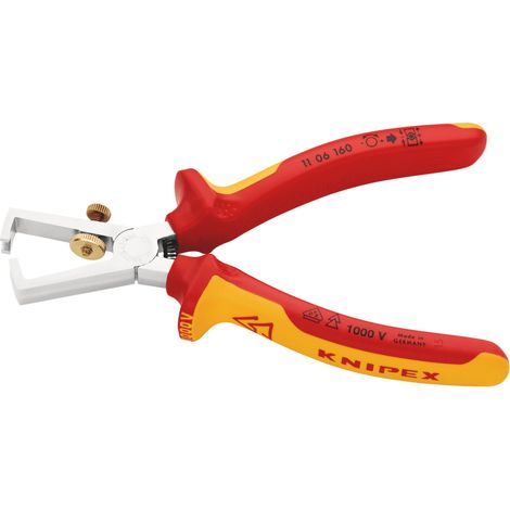 Draper 160mm VDE Insulated End Wire Strippers Model 26968 for Safe Electrical Insulation Removal