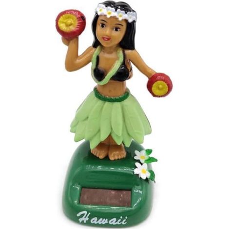 Figurine Solaire pour Voiture Figurine Solaire Dansante Danseuse Hawaienne Voiture Qui Bouge Jouet Voiture Sola DECORATION DE TABLE (1/3)