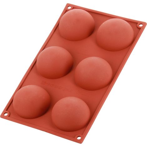 Moule en silicone 6 demi-sphères - Alice Délice (1/4)