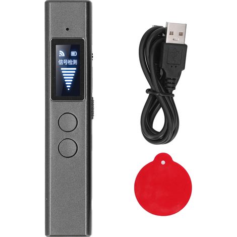 Détecteur de signal sans fil portable avec écran LED HD 0,96 pouce, localisateur GPS anti-espionnage pour voiture, recherche de traceur caché (1/5)