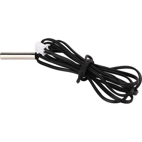 B3950 NTC 10k Thermocouple Temperature Sensor in Stainless Steel, Waterproof and High Precision for Temperature Testing, 2M