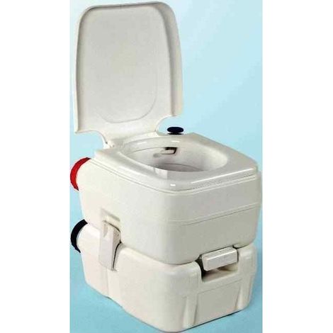 WC chimique portable bi-pot H39 – Ultra-résistant – Pour caravanes et camping-cars – Vidange facile avec jet d'eau propre – Fiamma