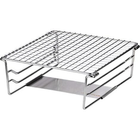 Mini-Klappgrillrost mit Stützplatte (1/5)