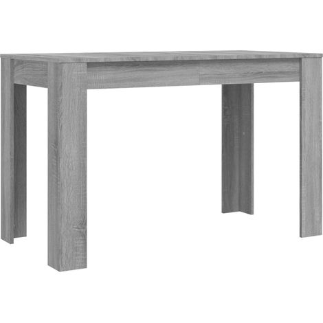 Table à dîner sonoma gris 120x60x76 bois d'ingénierie (1/5)