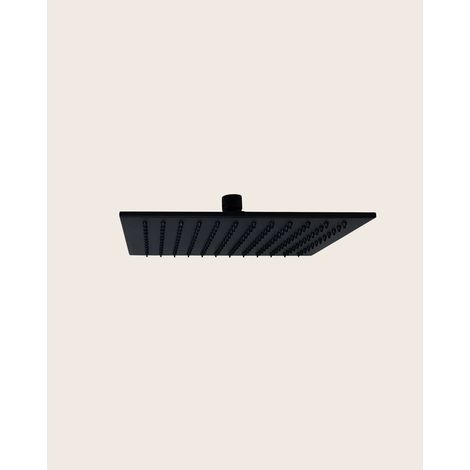 Soffione 25x25 doccia Smart quadro nero opaco (1/4)
