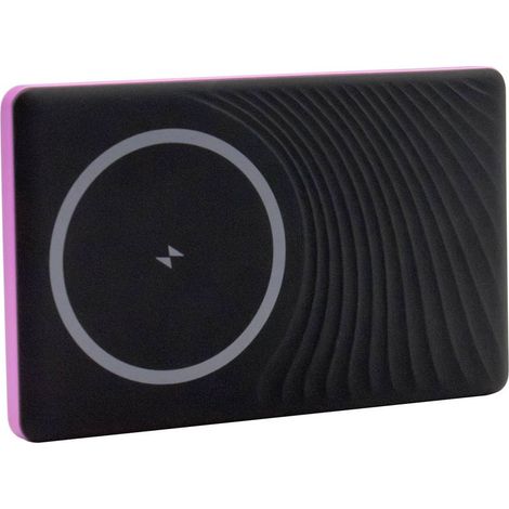 RealPower Power bank 5.000 mAh Consegna di potenza, Ricarica senza fili Qi, MagSafe Presa USB-C ® (Power Delivery) Rose (1/2)