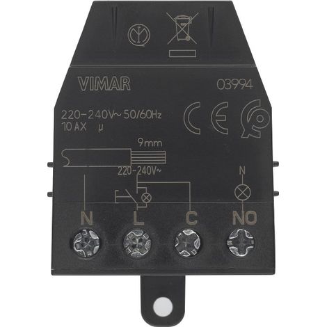 Modulo relè a 4 morsetti ad impulsi sequenziali Quid 10A Vimar 03994 (1/2)