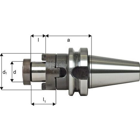 Chuck Fragole Duplice Scopo Jisb Din 6339 (Mas-Bt) Di 40 Mm, Mas-Bt 40, 60 Mm, W: 27 Mm, L1: 41 Mm, D1: 70 Mm