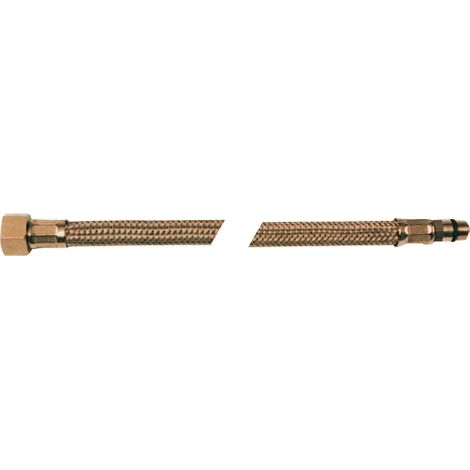 cf 2 pcs tuyau flexible monocommande 35 cm taille 10x1 court acier laiton flexible