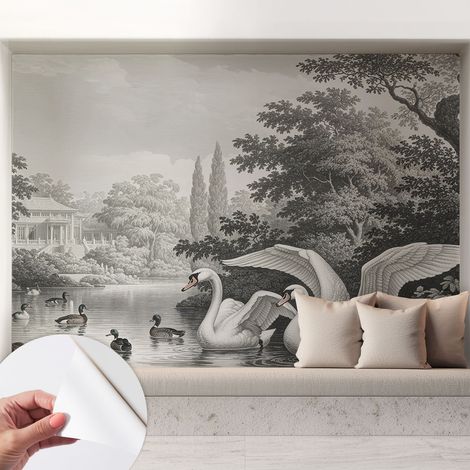 Fotomurale adesivo - Carta da parati adesiva - per la cucina camera da letto per la soggiorno - L'eleganza della natura 208x146 cm (1/5)