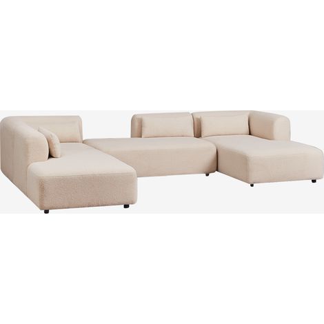 SKLUM Fogler 4-teiliges modulares Sofa mit Chaiselongue rechts und Doppel-Chaiselongue                                   