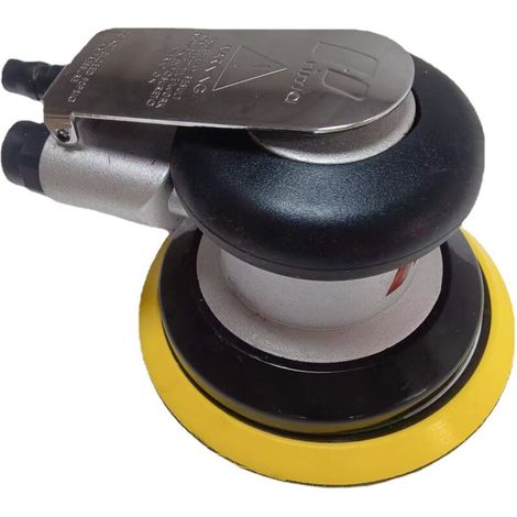 Ponceuse orbitale aléatoire pneumatique professionnelle 1 pièce, mini polisseuse pneumatique à double action haute performance, 9500 tr/min (125 mm) (1/4)
