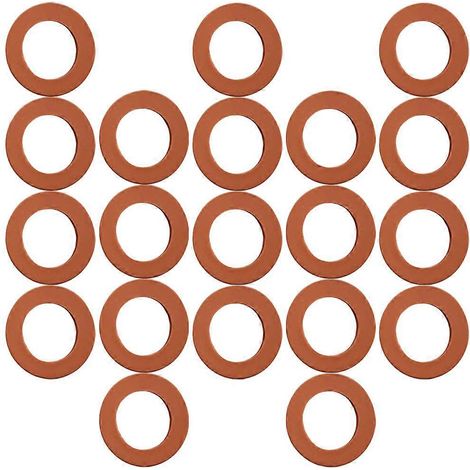 Lot de 50 rondelles étanches en caoutchouc résistant pour robinet de jardin (1/5)