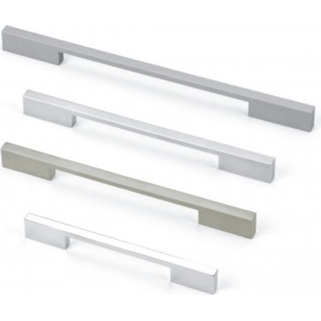 POIGNÉE D'ARMOIRE CHROME MAT - 208 MM