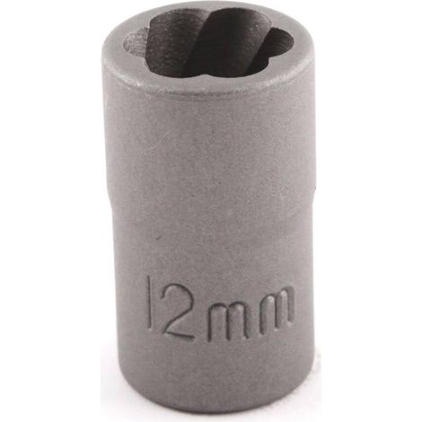 Douille à choc hélicoïdale ø12mm L.32mm 1/4" Cr-Mo - SA 8079 - CLAS Equipements