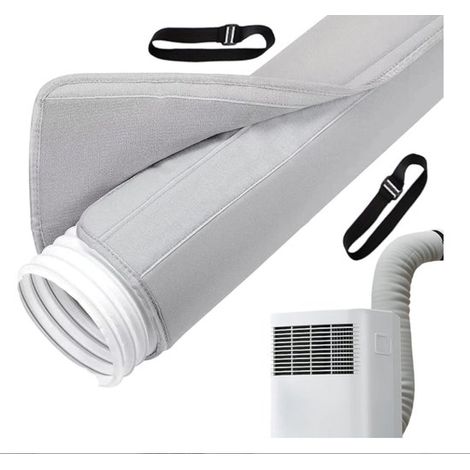 Tubo aislado para aire acondicionado，protección UV con correas ajustables，manguera de escape aislada para aire acondicionado (1/5)