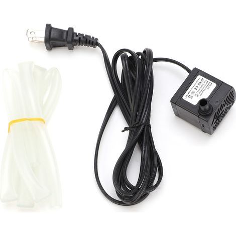 Mini Submersible Pump 3W 80GPH Silent with 3.3ft Hose for Fish Tank US Plug AC110‑120V (1/5)