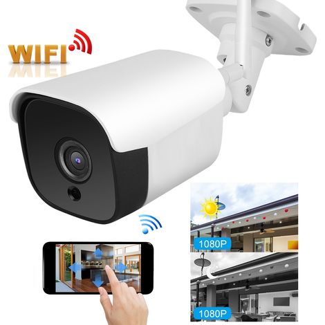 Caméra de Surveillance Extérieure WiFi 1080P Résistante aux Intempéries, Vision Nocturne Infrarouge, Alimentation Large 100-240V Compatible Yoosee (1/5)