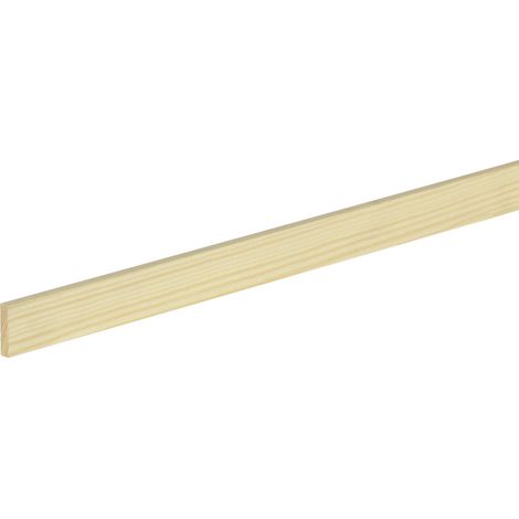 FN Neuhofer Flachleiste 100 cm 19 x 5 mm Fichte/Kiefer Leisten (1/3)
