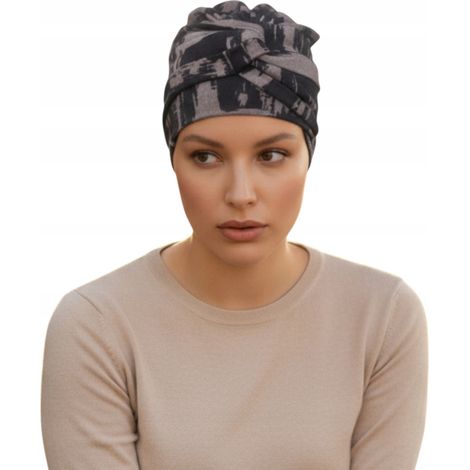 Sejla 528 pañuelo para la cabeza de mujer, turbante plisado, también después de la quimioterapia (1/5)