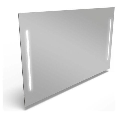 Miroir Nemo Spring Quadro 80x70cm avec éclairage LED vertical avec interrupteur en bas