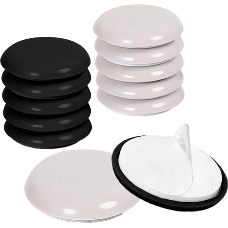 Lot de 12 patins de déménagement pour meubles, faciles à déplacer et insonorisants. (1/4)