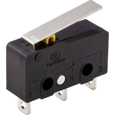 TRU COMPONENTS TC-9122112 Microrupteur 250 V/AC 5 A 1 x On/(On) à rappel 1 pc(s) (1/3)