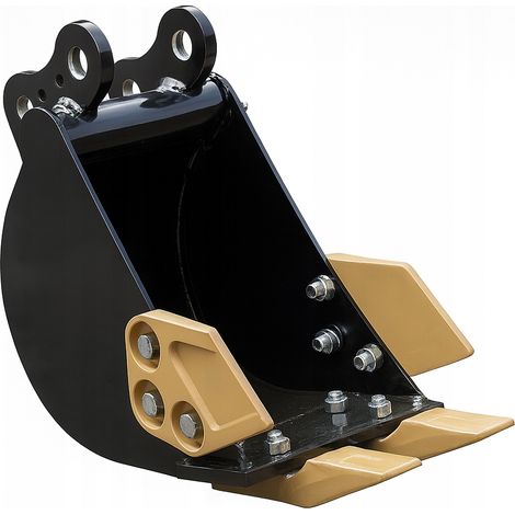 SteelGrip 30 NarrowDig – Schaufel 30 cm 3 Zähne Bolzen 45 mm Achsabstand 130 mm Für Minibagger 4 t