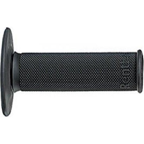 Puños Renthal MX Single Compound Full Diamond, firmes, duros, de un solo componente, color negro.
