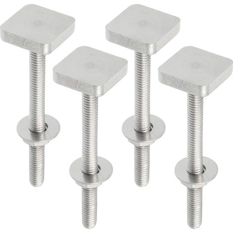 Car Roof Rack T Shaped Slot Bolt M6 W/Nuts Washer (Pack of 4) (1/5)