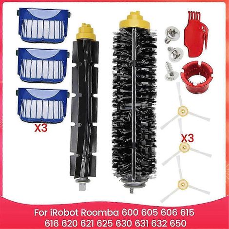 Pièces de rechange pour robot aspirateur iRobot Roomba série 600 : 605, 606, 615, 616, 620, 621, 625, 630, 631 et 63 (1/5)