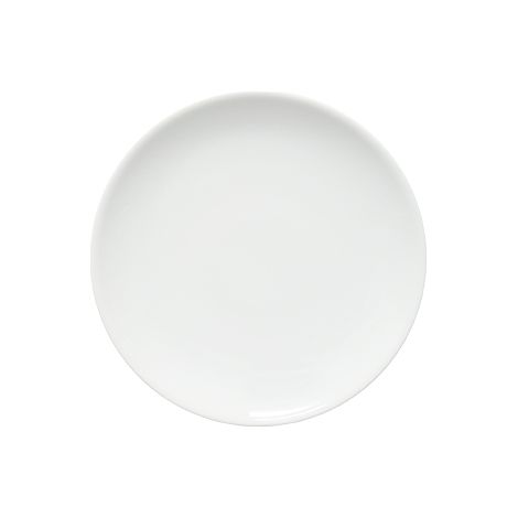 Saturnia Piatto Frutta D 21 Cm H 2,2 Cm Porcellana Siviglia Bianco
