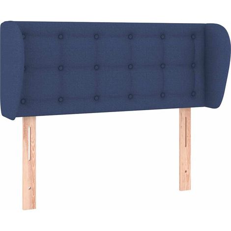 Maison Exclusive - Cabecero de tela azul 93x23x78/88 cm (1/5)