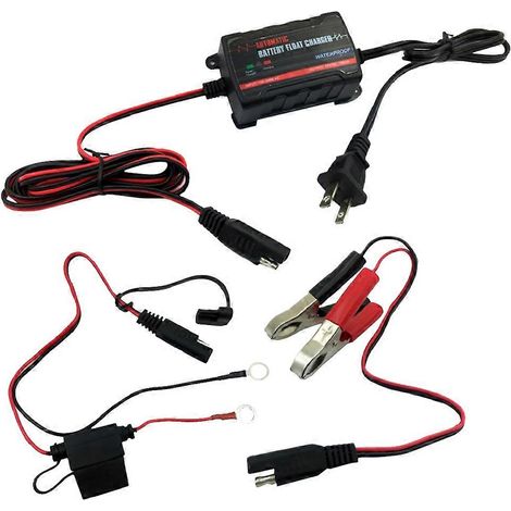 Chargeur/mainteneur de batterie 6V/12V pour camping-car, voiture, camion et moto. (1/5)