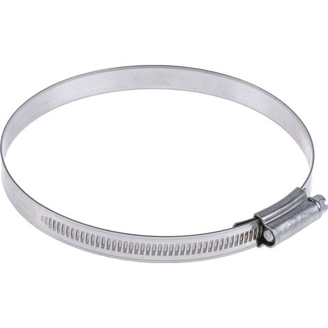 Collier de serrage pour tuyau, avec Vis sans fin, Vis hexagonale, Acier Inoxydable, 90 120mm ( Prix pour Sachet de 5 ) (1/3)