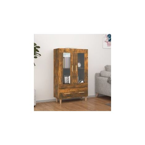 Buffet Chêne fumé 70x31x115 Bois d'ingénierie (1/5)