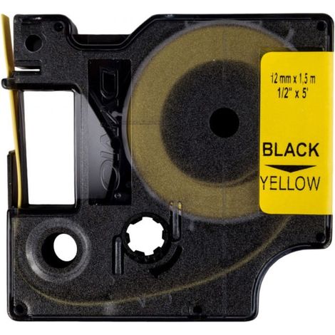 Schrumpfschlauch/Schrumpfband für Drucker 12 mm x 1,5 m gelb S0718310 18056