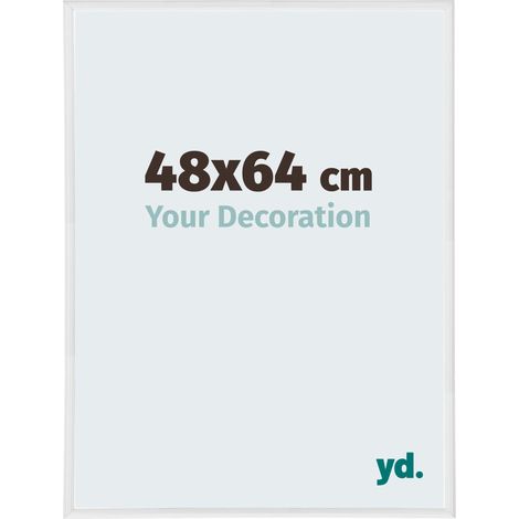 yd. - Cadre photo 48x64 - Blanc Brillant - Plastique - Annecy