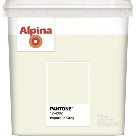 Alpina Wandfarbe Pantone matt vaporous gray 5 L Innen
